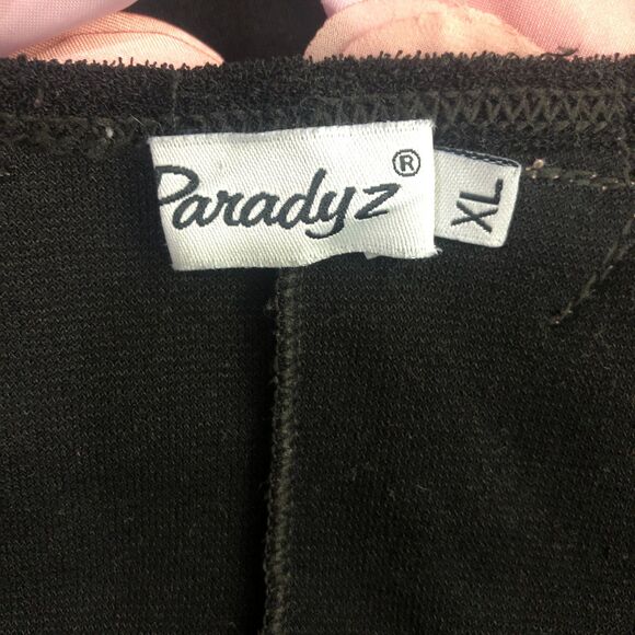 Vintage Paradyz Blouse XL Off Shoulder Long Sleeve Floral Flowy - Picture 7 of 10